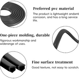 12 Metres Aluminium Profile Edge Strips 20 x 20, 20 x 40 Groove 6 Aluminium Profile Accessories Dust Protection Soft Cover Sealing Strips Soft PVC Protective Sealing Strips for Item Profile 20 V Type