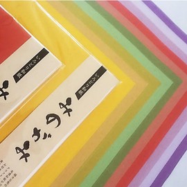 Molza Mino Washi Koubou Multicolored Craft Tigiri Origami Mino Washi Set, Various Uses, Multicolored Washi Paper, Mino Washi Set, 8.3 x 11.7 inches (21 x 29.7 cm), A4 Size, 50 Sheets