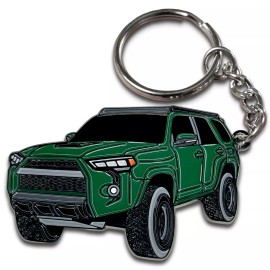 Four Wheel Beast 4Runner Keychain 4 runner Accessories key chain key fob cover  3rd 4th 5th gen - Army Green