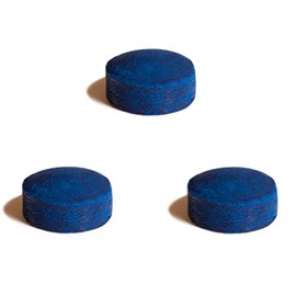 Tweeten Hi-Chrome Billiard Pool Cue Tips Fibre Company, Pack of 3 (12.5 mm)