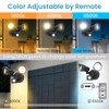 ALUSSO LIGHTING 25W LED Security Light Remote Control 2000lm, 3000K-6500K