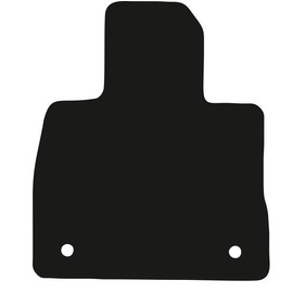 Wielganizator Driver's Velour Doormat Suitable for Ford Explorer MK6 SU625 (2020-) SUV Driver's Side Driver's Mat Velour Floor Mat Black 1-Piece - Perfect Fit