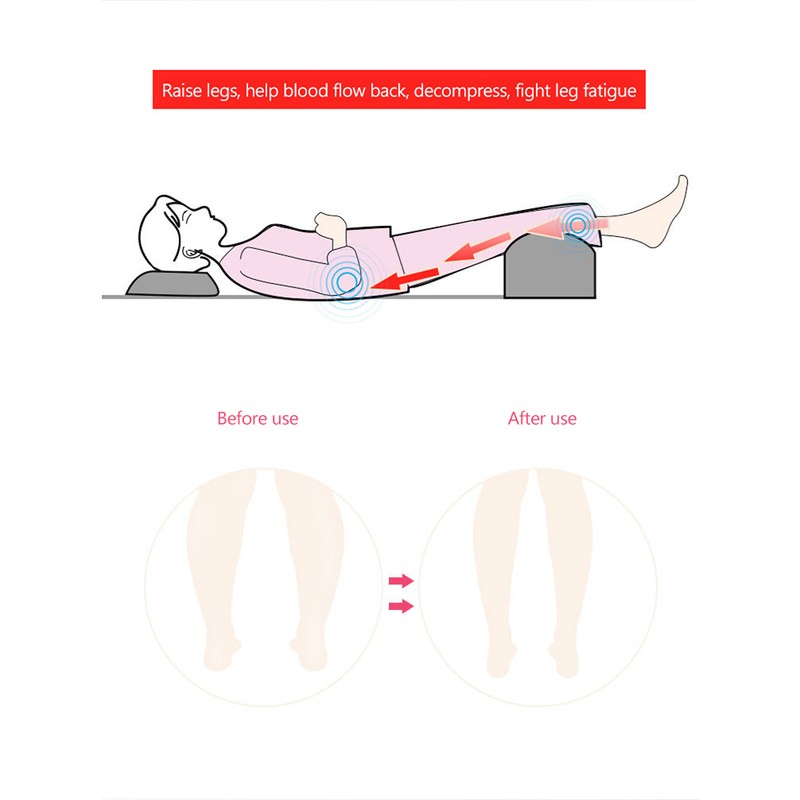 Foot Rest Under Desk Cushion Ergonomic Half Cylinder Pad for