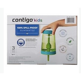 Contigo 3 Contigo Kids Spill-Proof Plastic Tumblers with Straws 14 Fl Oz BPA-free