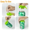 DIPESI 4-pack 4 Color Soda Can Lids with straw, Soda