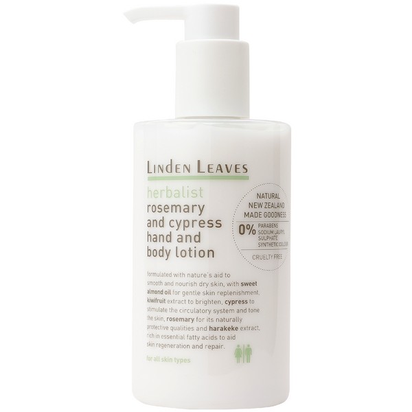 Linden Leaves Herbalist Rosemary & Cypress Hand & Body Lotion 300ml