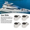 4Pcs Jaw Slide 316 Stainless Steel Sturdy Marine Mounting Handware