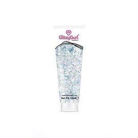 Holographic Glitter Face and Body Gel 12ml Cosmetic Glitter, Body Glitter, Hair Glitter Gel (Silver Storm)