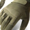 Protective Gloves Full Finger M Size Microfiber Leather Breathable Wind