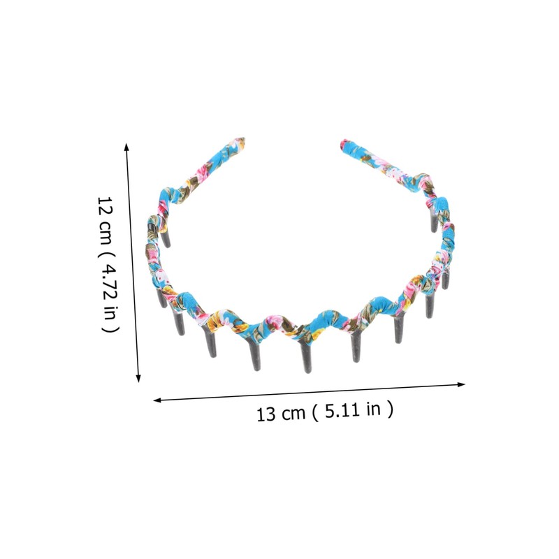 FOMIYES 9pcs Creative Tooth Headbands for Women Comfortable Chiffon Wrapped