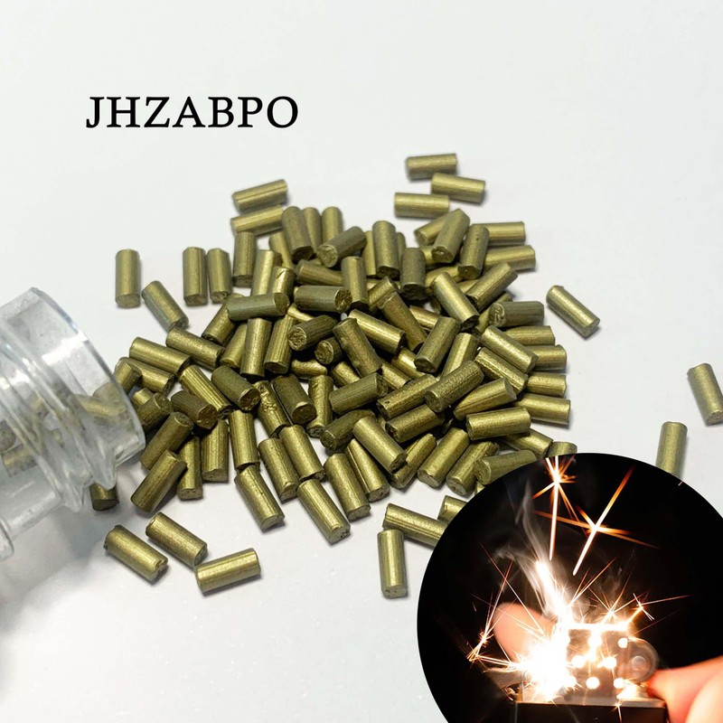 JHZABPO Universal Lighter Flint, 350-Pack of Golden Replacement Lighter Flints