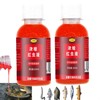 NGPCLYINYI 2PCS Red 40 Fishing Liquid, Red Ink Fishing,Fishing Bait,Red