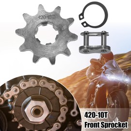QUARKZMAN 1 Set 420 10T 17 mm Motor Front Sprocket for Dirt Mini Bicycle ATV