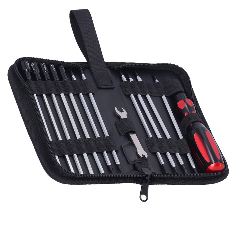 RC Tool Bag Screw Driver Wrench Tool Set for Traxxas