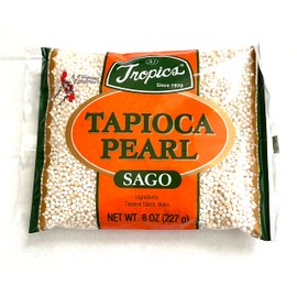 Tropics Tapioca Pearl or Sago 8 Oz. Small Pcs