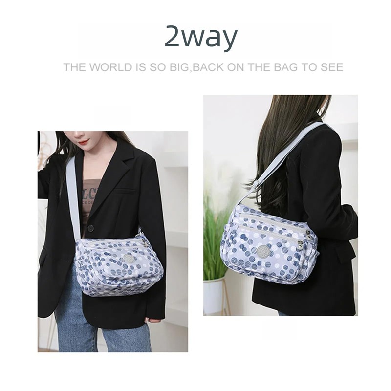 SIRAMO Women's Shoulder Bag, Crossbody Design, Lightweight, Multiple Storage, Multi-layer