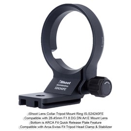 Tripod Mount Ring Lens Collar Compatible with Sigma 28-45mm F1.8 DG DN Art, 24-70mm f/2.8 DG DN Art, 14-24mm f/2.8 DG DN Art, 85mm f/1.4 DG DN Art, 28-70mm f2.8 DG DN C, 105mm F2.8 DG DN Macro E-Mount
