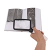Folding Handheld Magnifying Glass with Light 5 LEDs 3X Large