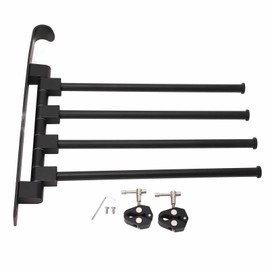 RV Clothes Drying Rack Aluminum Multifunctional Drilling Free Wind Proof Clothes Hanger Rack for Camper Trailer Truck