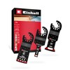 Original Einhell Multitool Set 3 Pieces (Plunge Saw Blades, HCS,