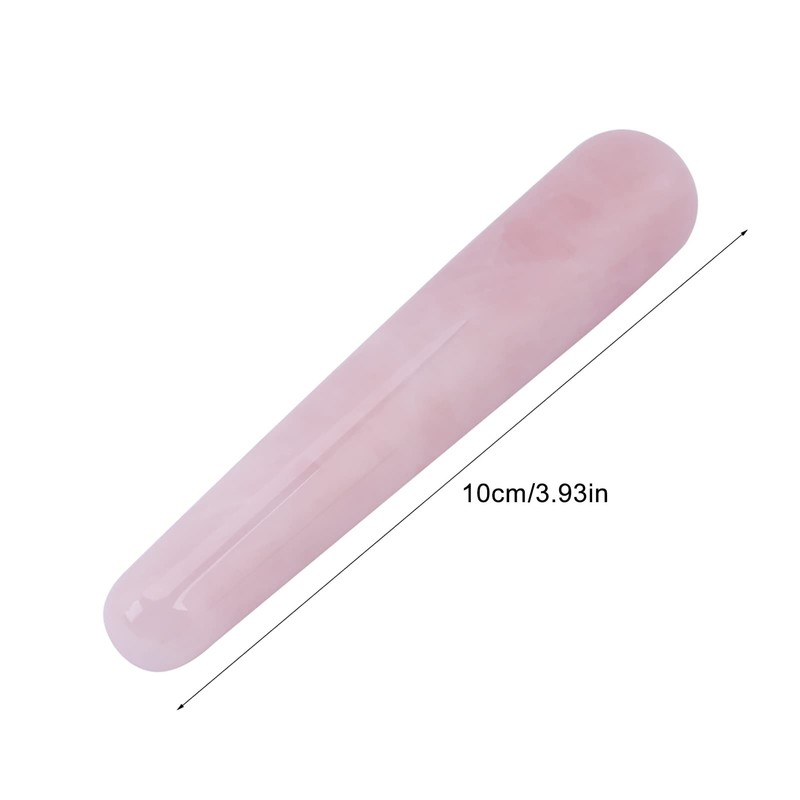 FTVOGUE Massage Stone Rose Quartz Crystal Face Massage Stone Smooth
