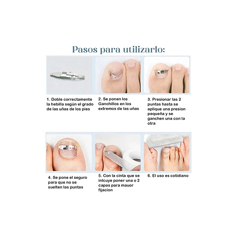 Universoenlnea.com Pack 32 Parches Corrector de Uas y Herramienta Correctora