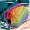 Tofficu Crafts Crochet Yarn Pack Hand Dyed Lace Thread for