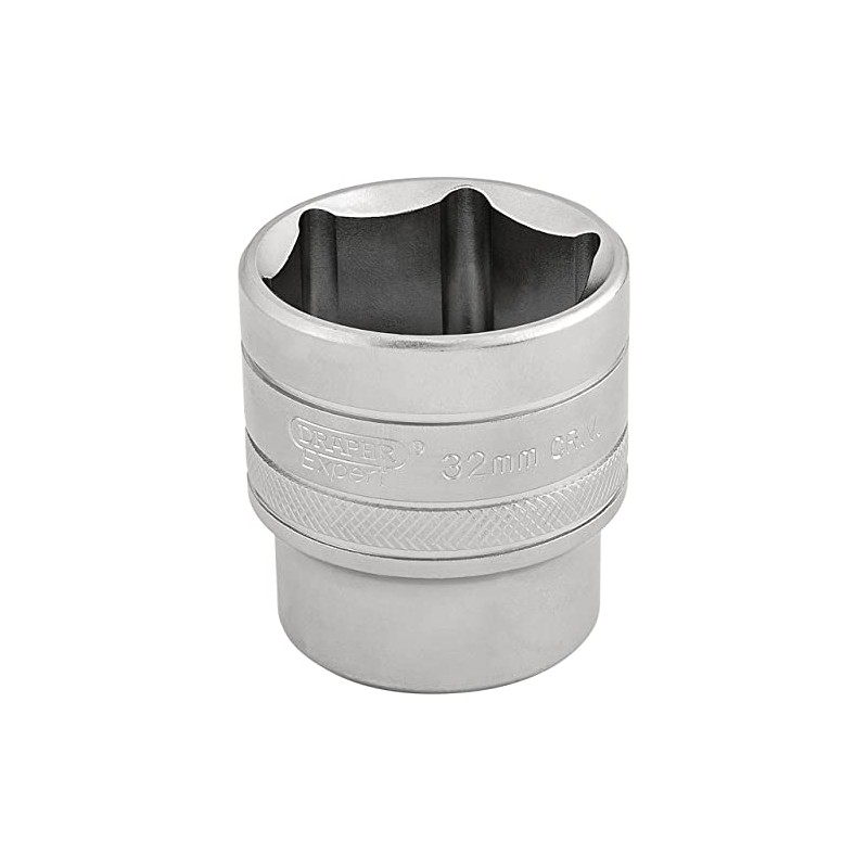 Draper Expert 1/2" 32mm Square Drive Socket | 6 Point