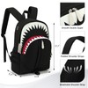 Kouxunt Luminous Shark Backpack for Teen Boys, Cool Elementary Middle