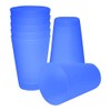 S&S-Shop 1 Drinking Cup 0.4 L – Various Colours / Party Cups / Cups / Reusable Drinking Cups (Blue)