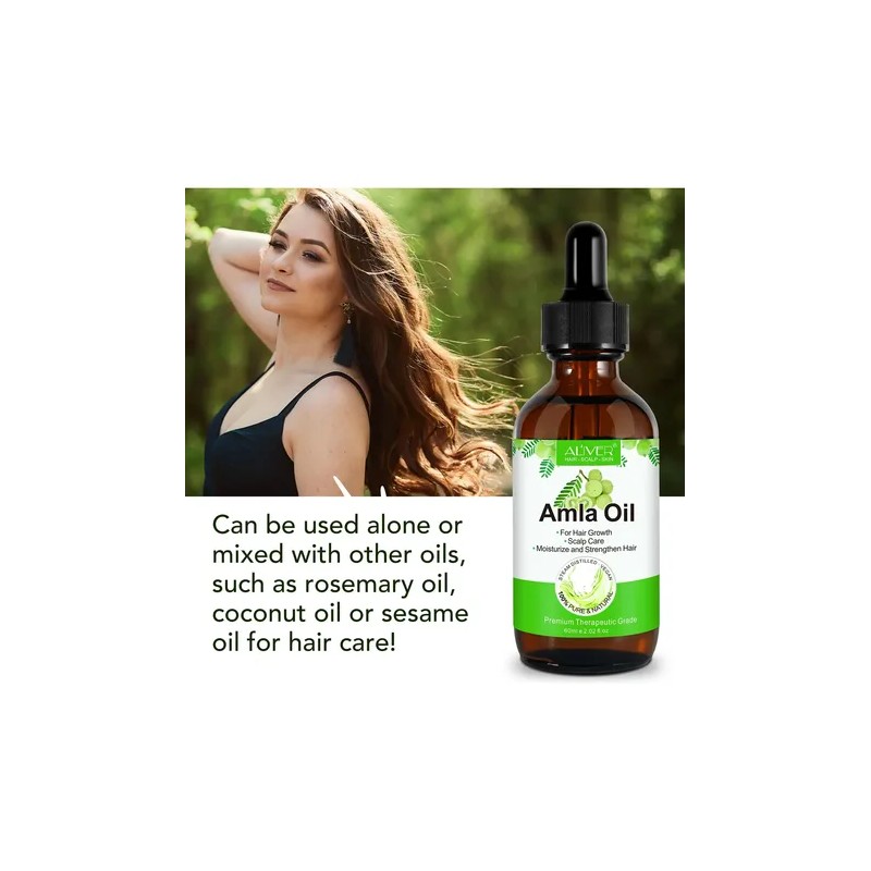 Aceite Esencial Amla Piel + Suave Cabello Y Pestañas Fuertes