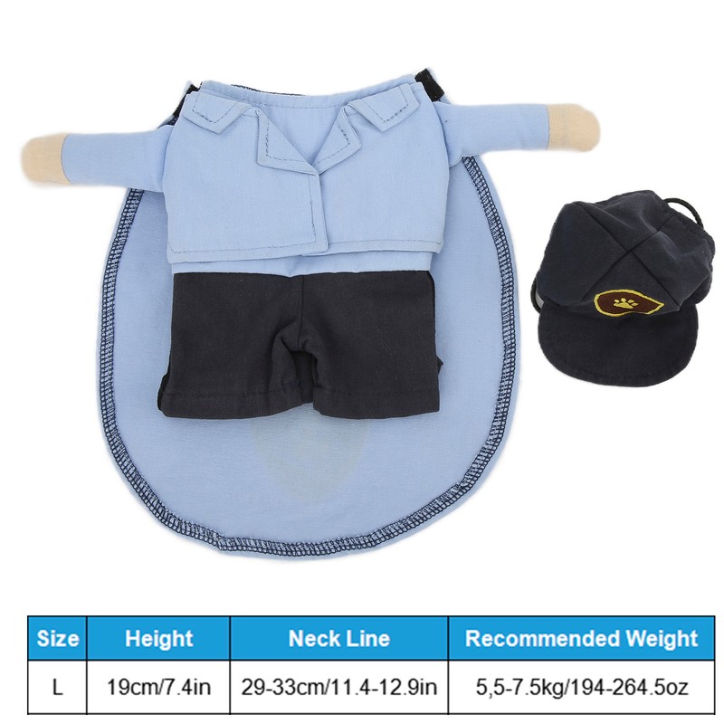 Pet Mail Carrier Costume Soft Funny Costumes Pet Suit with