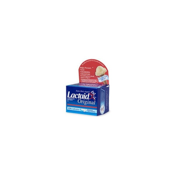 LACTAID ORIG STRENGTH LACTASE ENZYME SUPPLEMENT #120