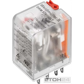 Weidmüller DRM570730LT/4CO/230V AC Plug-In Relay 230 V/AC 5A 4 Changer Pack of 20
