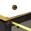 MULWARK 26Ft Measuring Tape Measure Inch Metric Scale Both-Side Metal
