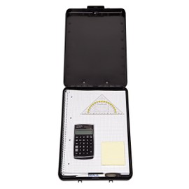 Maul Clipboard with Storage Compartment, Form Holder, Din A4 High, Break-Proof Plastic, Black, 2349090