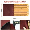 Real Leather Sheets | 1.3-1.5mm Thick | Full Grained Cowhide