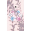 Anillo Para Pegamento Pestañas Soporte Ajustable Set F