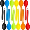 Beieverluck 12 Pack Large Silicone Cooking Spoons 10.8'' Heat Resistant