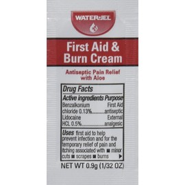 First Aid Cream Water Jel 25 Unit Dose Packets/box