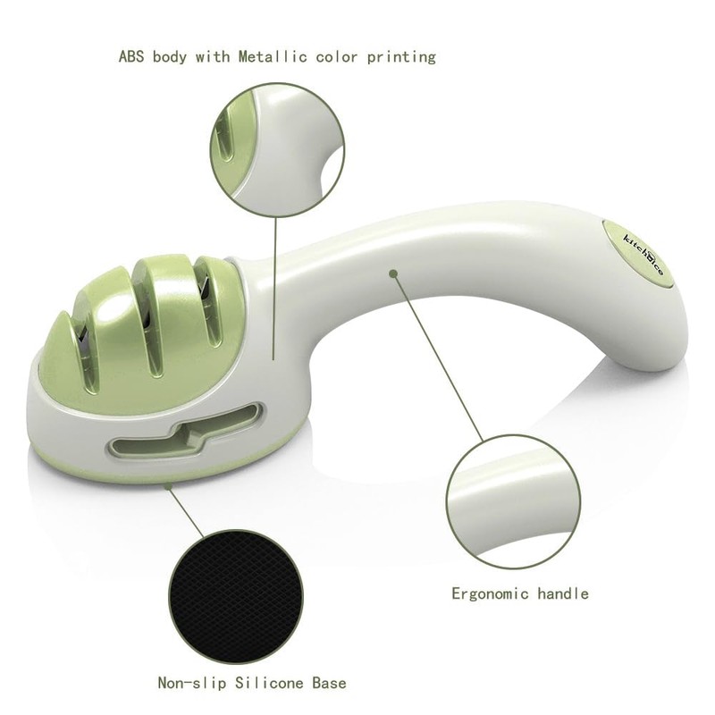 Knife Sharpener for Kitchen,Handheld Sharpener for Repairing and Polishing Kitchen