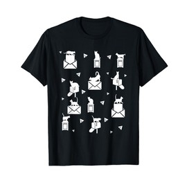 Postal Uniforms Letter Carrier - Postal Worker Cat Mailman T-Shirt