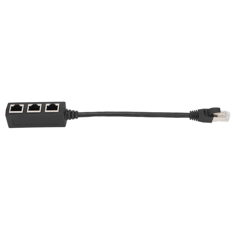 RJ45 Ethernet Adapter Cable Extension Function 1 to 3 Port