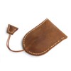 Handmade Leather Drawstring Key Organizer with Press Stud Button Key