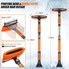 Wikihhome 42" Ice Scraper and Extendable Snow Brush, Detachable Snow