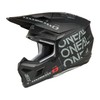 O'Neal 3 SRS Adult Helmet Static Black/Gray Medium