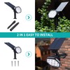 Nekteck Solar Lights Outdoor,10 LED Landscape Spotlights Solar Powered Wall