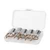 Healvian 10pcs Reusable Metal Nail Mold Tips Aluminum Nail Extension