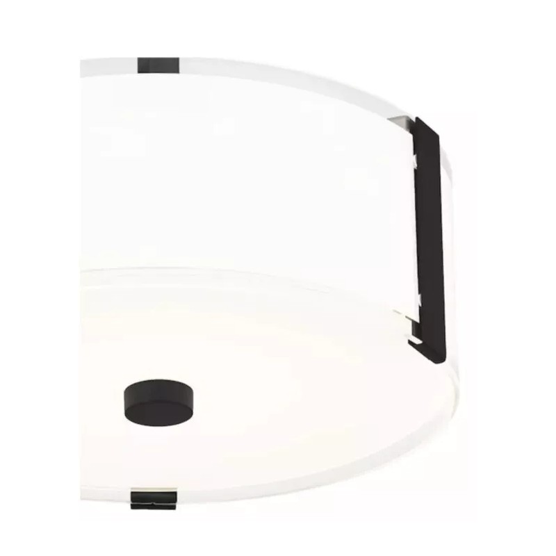 DSI Lighting Bronze LED Semi-flush Mount ~NIB 13.8” Wide X