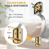 Probrico Brushed Nickel Door Locks for Front Door, Entry Door